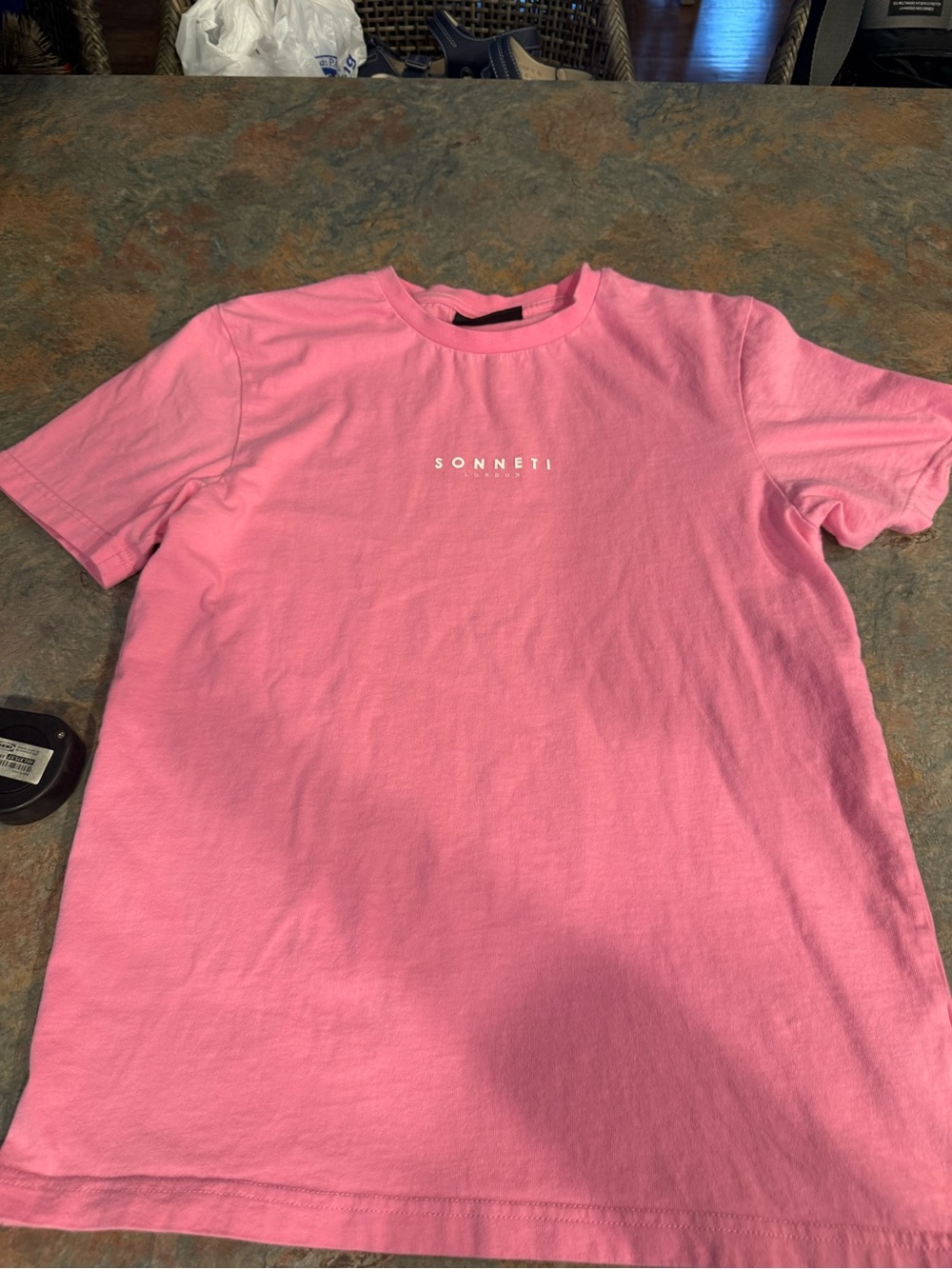 Women's Pink Logo Short Sleeve Tee